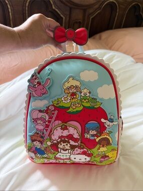 Loungefly Strawberry Shortcake/Hello Kitty Mini Backpack